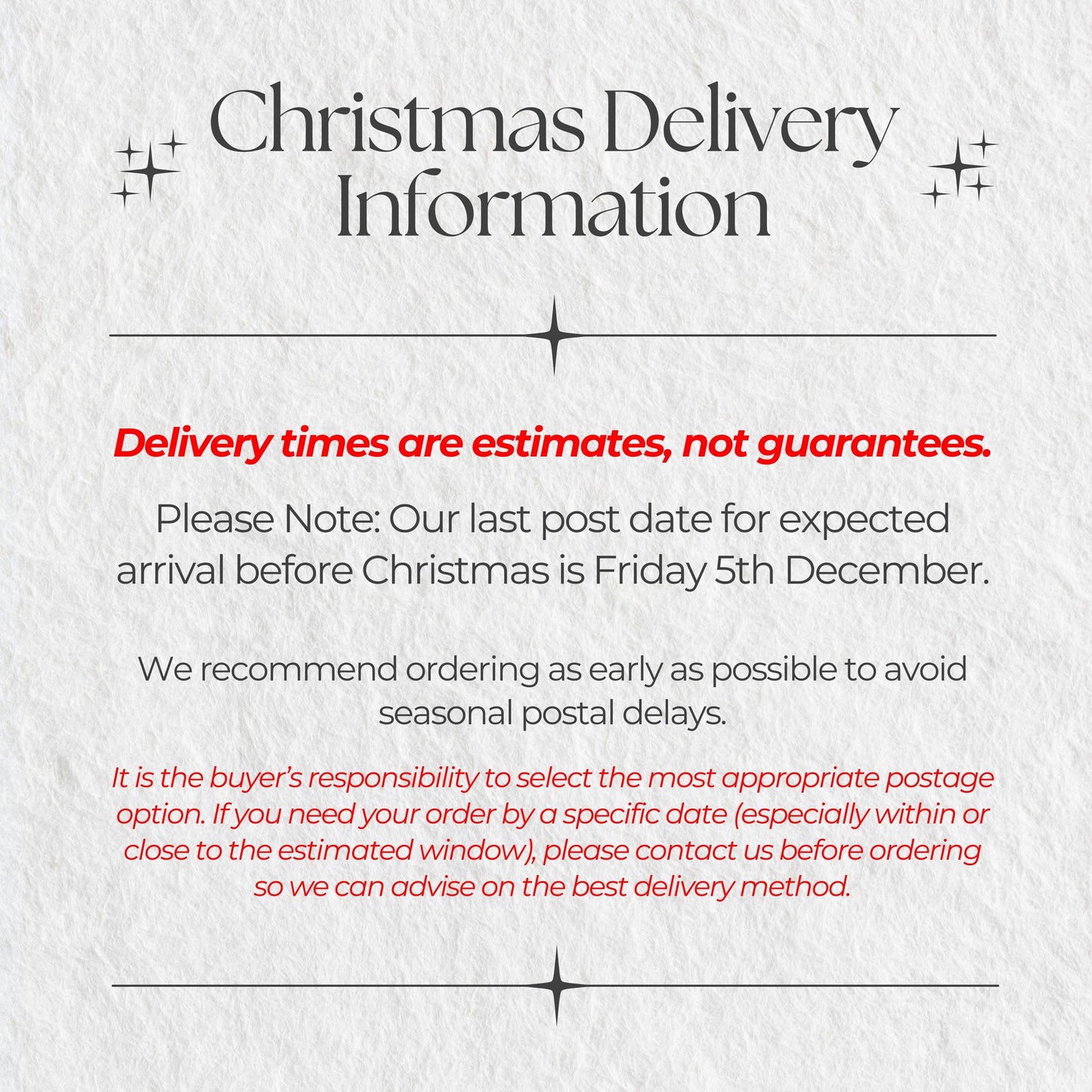 Personalised Santa Mail Delivery Label β QR Code to Santa Tracker β Custom Name & Address β 6x4 Christmas Label